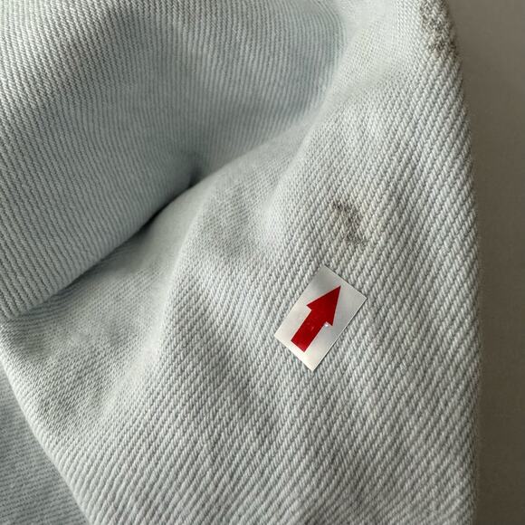 Carmar Emilia High Waist Distressed Light Blue Washed Cropped Jeans Size 28 - Picture 9 of 13